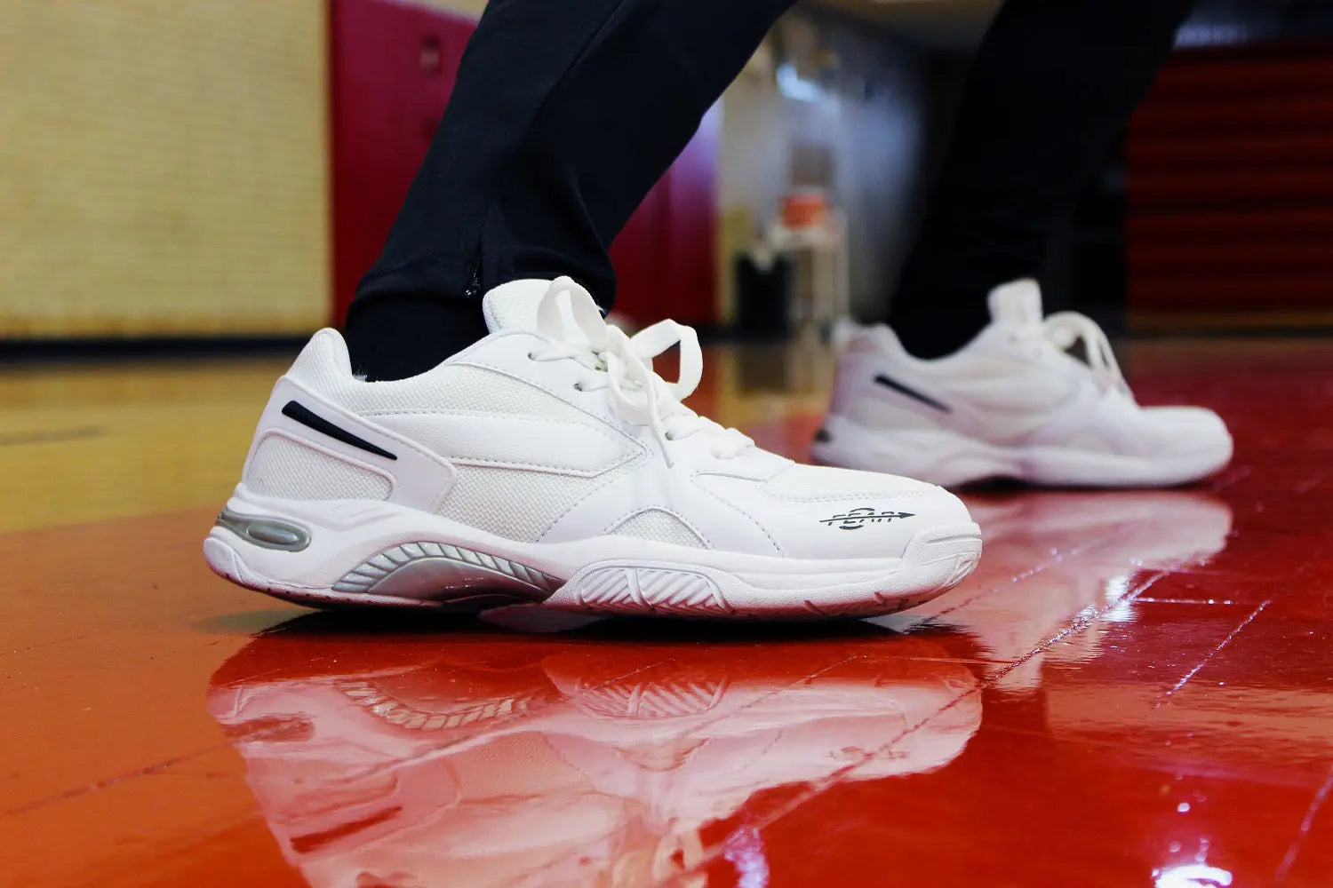 Herren-Gehschuhe mit fester Unterstützung für hohe Fußgewölbe, All-in-One, Weiß, Komfort- und Performance-Stil